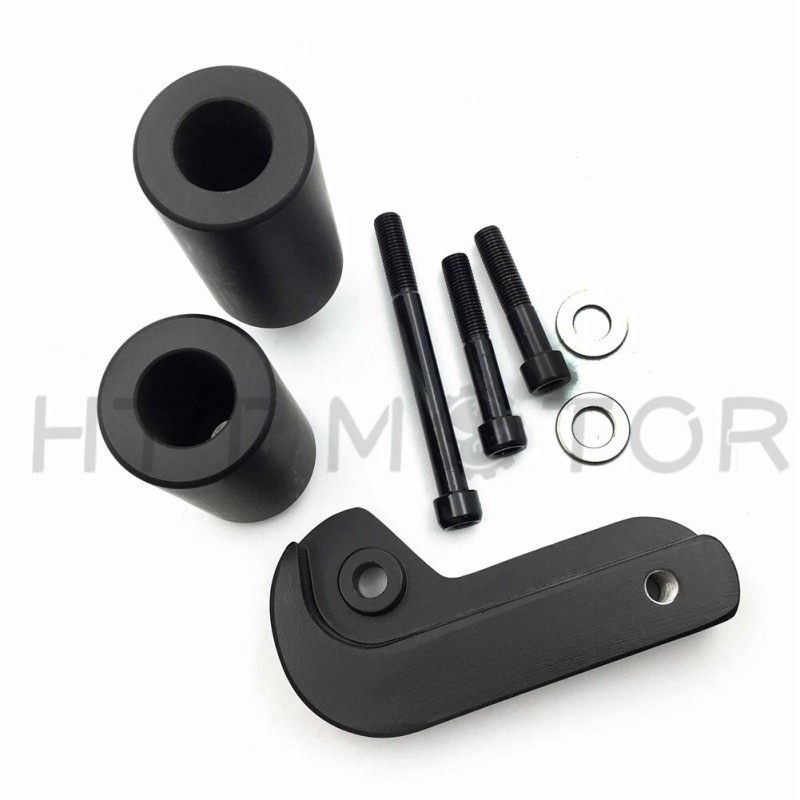 HONGK For 2006-2008 Suzuki GSXR 600 750 Black FRAME SLIDERS (Fit