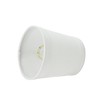 Aspen Creative 32718-2A, Empire Clip-On Chandelier Lamp Shade, White, 3"