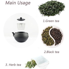 HwaGui Japanese Tetsubin Cast Iron Kettle, Cast Iron Teapot with Stainless Steel Infuser for Loose Leaf Tea, Teapot Coated with Enameled Interior, 800ml/27oz