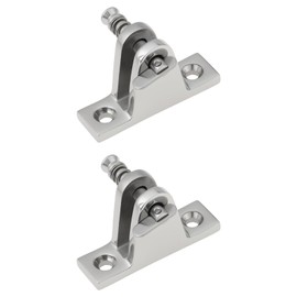 ECSiNG 2 Pezzi di Ferramenta per Barche Marine in Acciaio Inossidabile 316 Cerniera per Tetto Bimini Montaggio A 90° Supporto per Telaio Tendalino