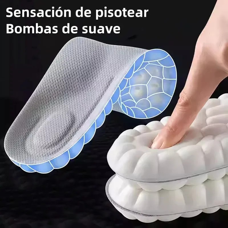 6 Pares Plantilla Ortopedica Deportiva De Gel Pie Plano 4d