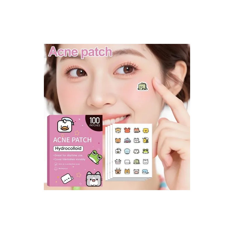 20100pcs Pe Acne Patch Skincare Disposable Cartoon