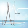 Precision Kelly Hemostat Forceps, Half Serrated, Premium Grade Stainless Steel