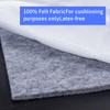 Extra Large Area Rug Cushioned Pad, 9x12 Ft 1/2”Thick Felt
