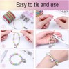 DRERIO 1 mm Elastic Colourful Threads, Elastic Polyester Threads, Jewellery