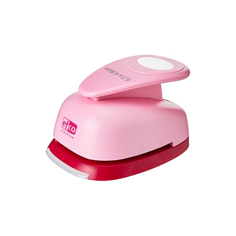 Efco Punch XXL Oval 63 x 45 mm, Pink, 20