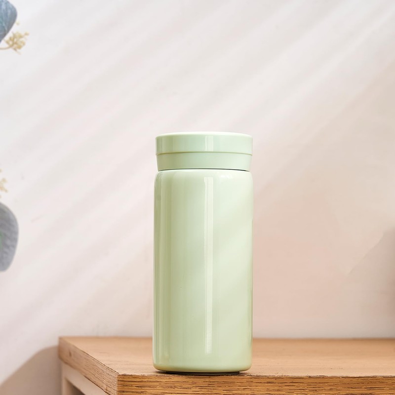 Mini Thermos Cute Water Bottle - 7 oz Tiny Insulated