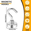 Magnetic Hooks, 12 Pack 25 Lbs Heavy Duty Refrigerator Magnet