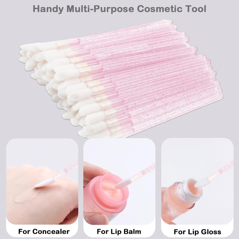Kit De Extensión De Pestañas De 200 Piezas, Incluye Cepillos