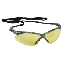 Kimberly-Clark 3 PAIRS KleenGuard V30 Nemesis Safety Glasses (22610), Amber Anti-Fog Lens, Camo