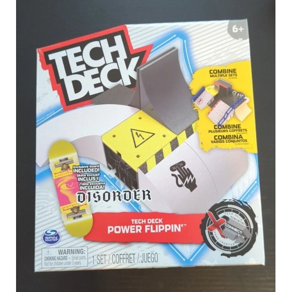 Tech Deck X Connect Park Power Flippin Customizable Skateboard Toy