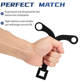 Sunluway 12mm & 15mm Turbo Charger Bolt Wrench Tool, For Cummins ISB 5.9L and 6.7L Turbo Diesel Engines, Turbo Charger Bolt Wrench for Chrysler/Dodge/Jeep Replaces 9866B 9866A 9866