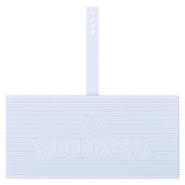 VODANA Silicone Pad Pouch 240, Heat Resistant Hair Styling Tools Storage, Travel Portable Bag for Flat Curling Straightening Iron, Straightener, Curler, and Wand/Creamy Blue