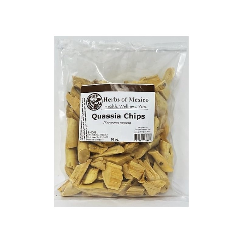 Herbs of Mexico Quassia Chips/Hombre Grande 16oz