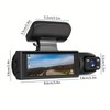 Car DVR, 3.16 Inch IPS Screen 1080P HD Car Dash