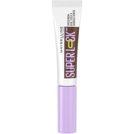 Maybelline Super Lock Brow Glue Up to 24H Hold, Waterproof, Warm Deep Brown | Tinted Gel With Sculpting Brush, No Cardboard Effect, Flake, Sweat & Transfer-Resistant, Transparent Non-Sticky Finish