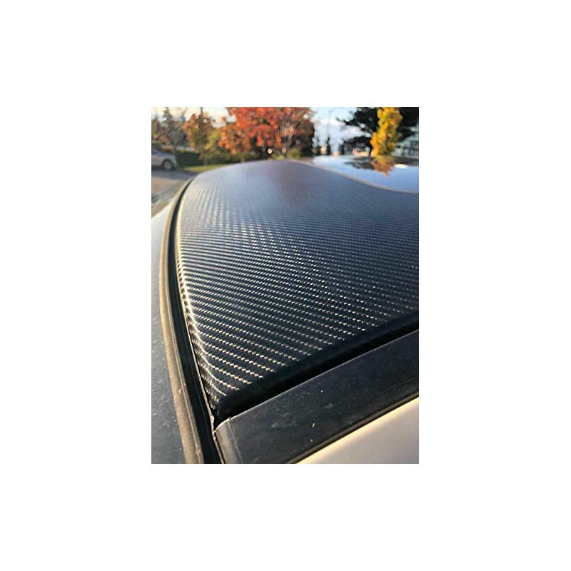 VViViD+ Premium Vinyl Wrap Film (1/2ft x 5ft, Premium Black