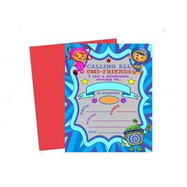 Calling All Umizoomi Friends! Team Umi Zoomi Party Supplies Invitations Decor (Invite)