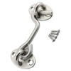 RLECS 2pcs Hook Eye Latch Lock 304 Stainless Steel Security
