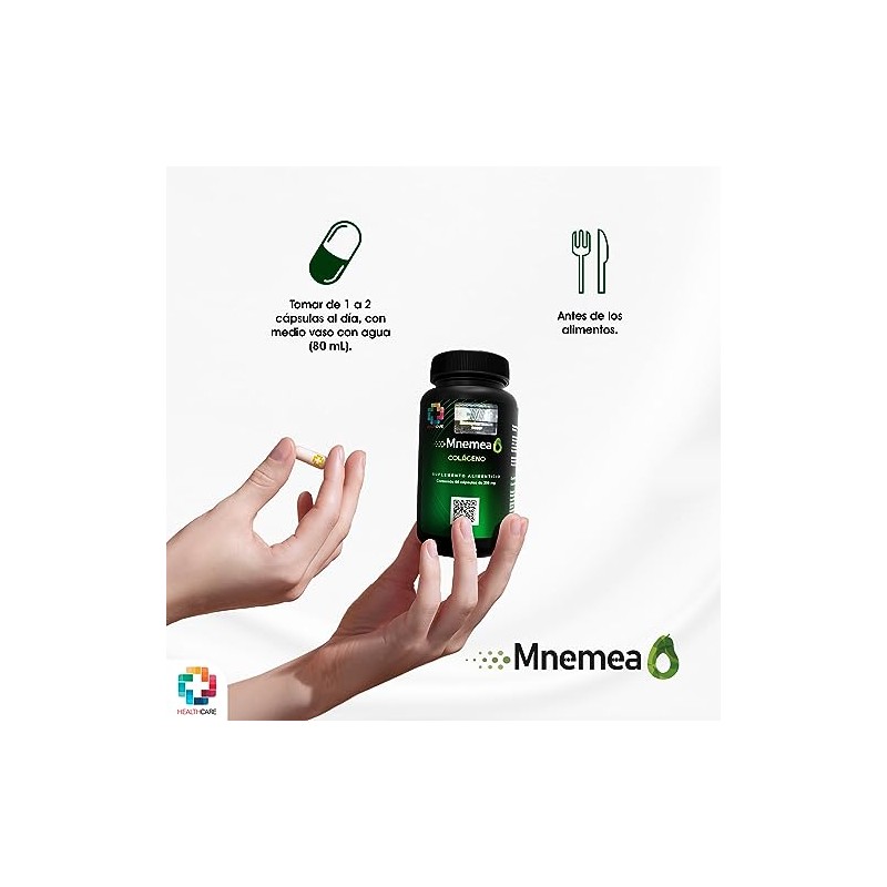 COLAGENO HIDROLIZADO con Nanotecnologia, MNEMEA 60 CAPSULAS