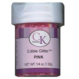 CK Products Edible Glitter, 1/4 Ounce, Pink