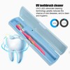UVC Toothbrush Case LED Storage Box Cleaning USB Rechargeable Toothbrush