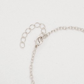 Silver Star Sign Constellation Pendant Chain Necklace - Virgo (23rd August - 22nd September) - Zodiac Horoscope Celestial Astrology Jewellery - Women Men Gift