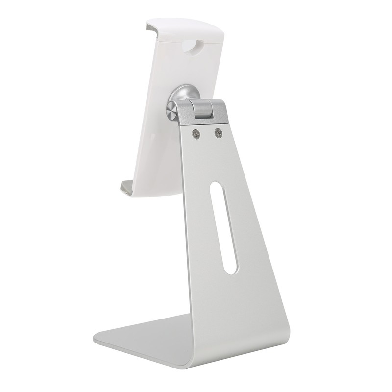 Cell Phone Stand Silver Tablet PC Bracket Adjustable Aluminum Alloy