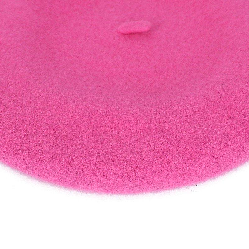 Umeepar Wool French Beret Hat for Women (Pink)