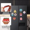 8 Pieces Fruit Refrigerator Magnets, Creative Cartoon Refrigerator Magnets, Cute