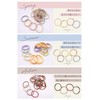 [iijo] Hair Rubber Nobuko, Set of 20, Hair Elastic Simple,