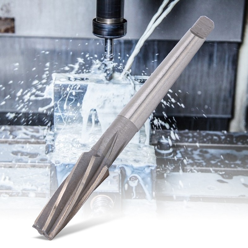 1:10 Taper Shank Machine Reamer 12x40x16mm Spiral High Speed Steel
