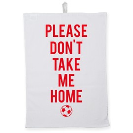 Hippowarehouse Please Don't Take Me Home World Cup Tea Towel Eco Printed Dish Cloth Kitchen accessory 50cmx70cm 100% Cotton
