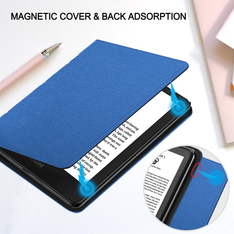 Plobors Case for KỉƞԀle 7" E-Reader (12th Generation, 2024 Release),