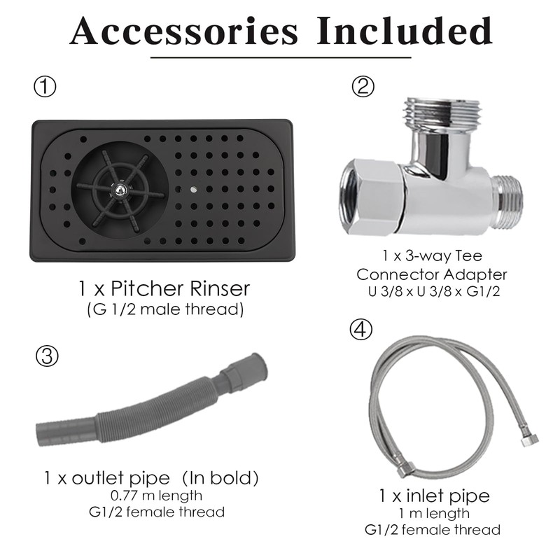 Pitcher Washer, Espresso Washer, Drainage and Drip Tray Stainless Steel