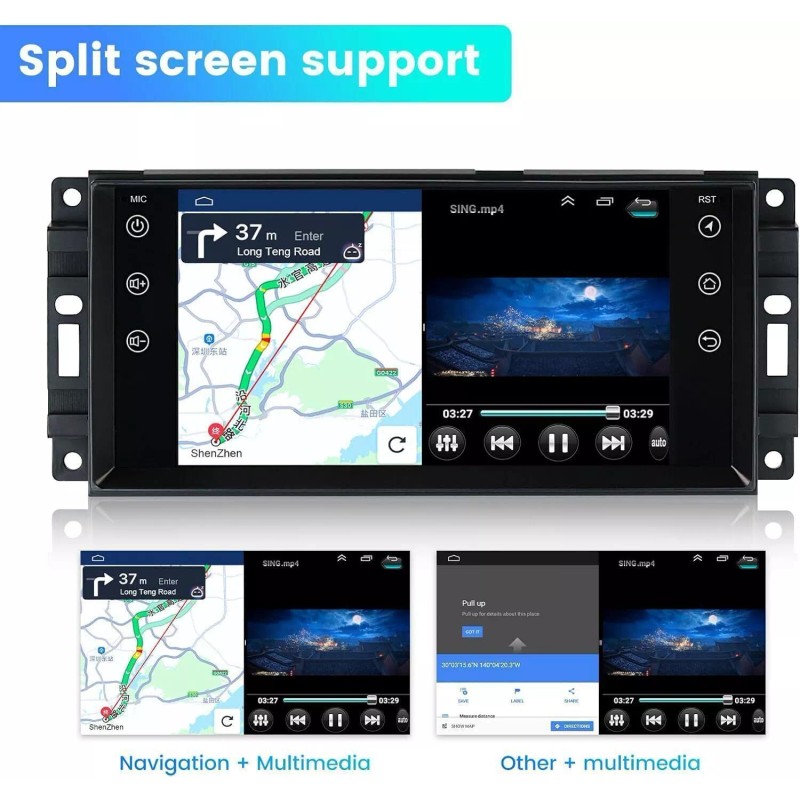 CarPlay For 2008 2009 2010 2011 2012-2014 Dodge Challenger Radio