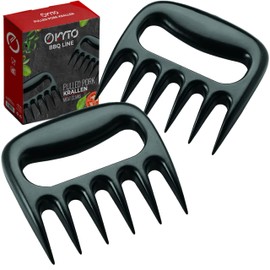 Kyto Set of 2 Pulled Pork Claws, BBQ Meat Claws, Grill Accessories, Bear Claws Made of Plastic for Cutting Pork, Chicken, Beef, Dishwasher Safe for Barbecues