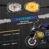 LED Turn Signal Light Flush Mount Motorcycle Blinkers Compatible with