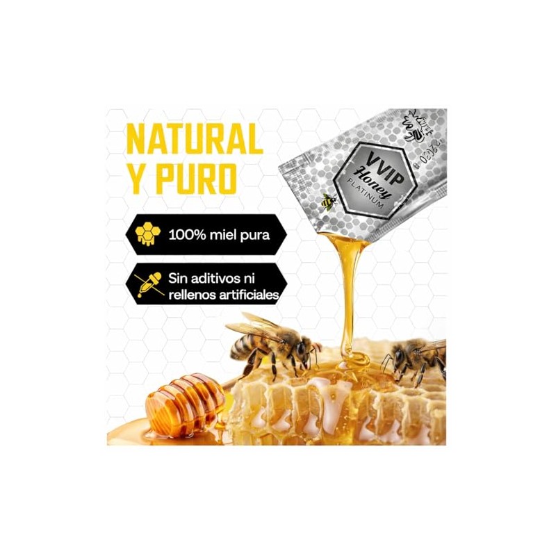 Vvip Honey Paquete Miel Abeja Jalea Real Piezas 20g Royal