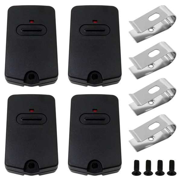 JRSHOME 4-Pack for RB741/FM135 GTO Mighty Mule Gate Opener Remote,