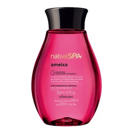 Oboticario Nativa Spa Exotic Body Oil, AME Amesia, NATIVA SPA OLEO HIDRATANTE CORPORAL AMEIXA, 7.8 fl oz (200 ml)