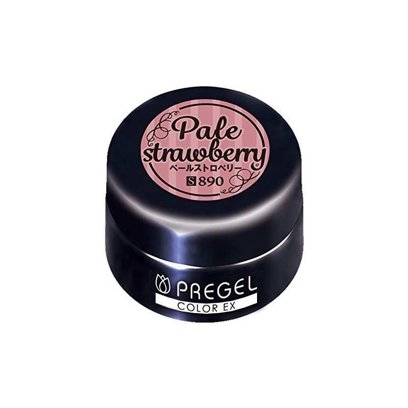 PRE GEL PG-CE890 Color Gel, Color EX Pale Strawberry, 0.1
