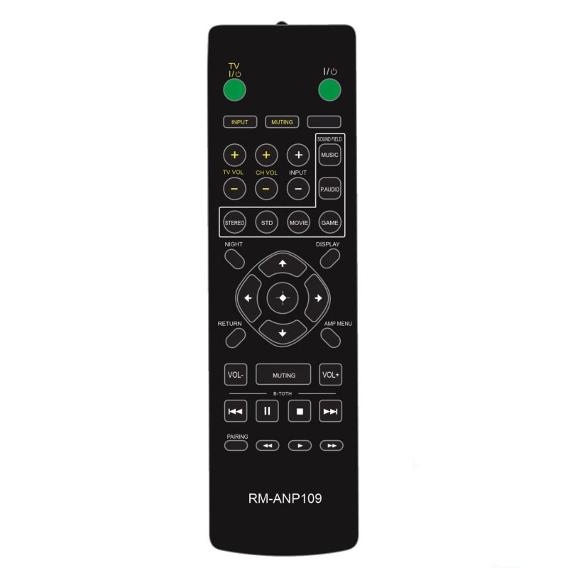 For Sony New Sony AV RM-ANP109 Replaced Remote for HT-CT260