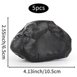 5 Pieces Stone Stress Balls Cute Stone Shaped Squeeze Anxiety Bulk Toy Balls for School Reward Carnival Prizes Party Favors Hand Exercise Supplies