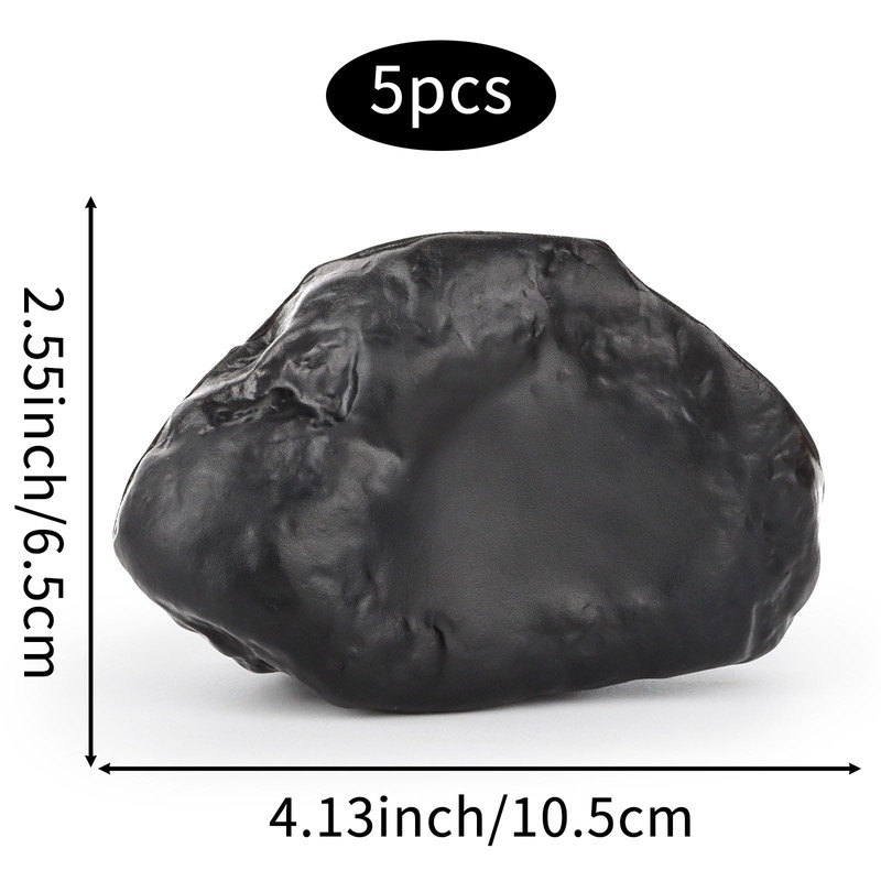5 Pieces Stone Stress Balls Cute Stone Shaped Squeeze Anxiety