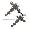 sourcing map 3.5 Inch Door Tee Hinge, 8Pcs T-Strap Hinges