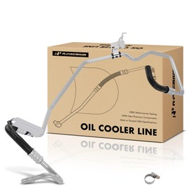 A-Premium Water Cooled Cooler to Air Cooled Cooler Automatic Transmission Oil Cooler Line Hose Assembly Compatible with Ford F-150 F150 2017-2020