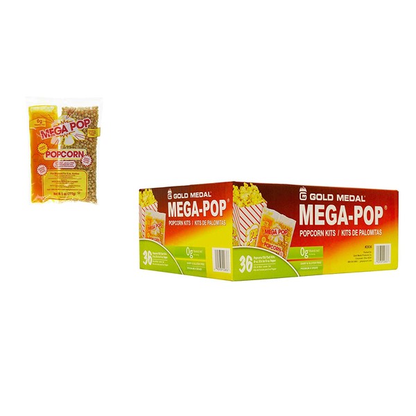 Perfectware 8oz Popcorn Portion Packs- Case of 36 Packs