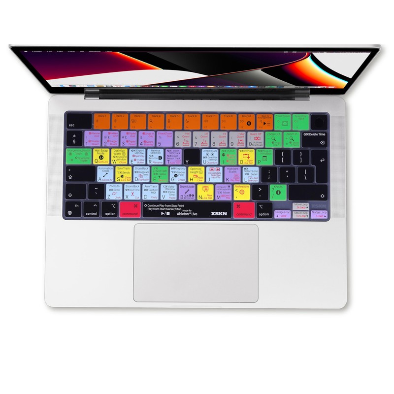 XSKN Ableton Live Shortcut EU UK Version Silicone Keyboard Cover