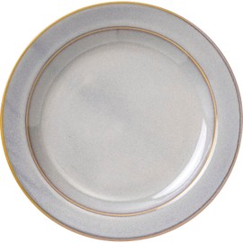 Mino Pottery MAMANI 240 Rim Plate, White